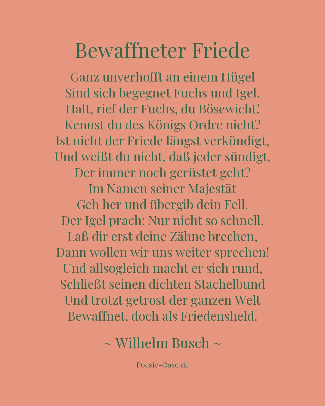 Illustration zu Bewaffneter Friede