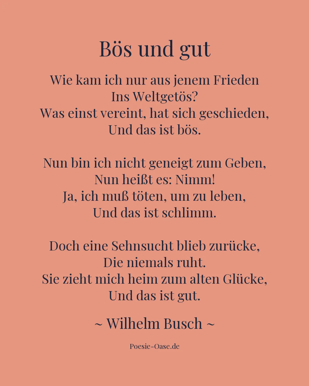 Illustration zu Bös und gut