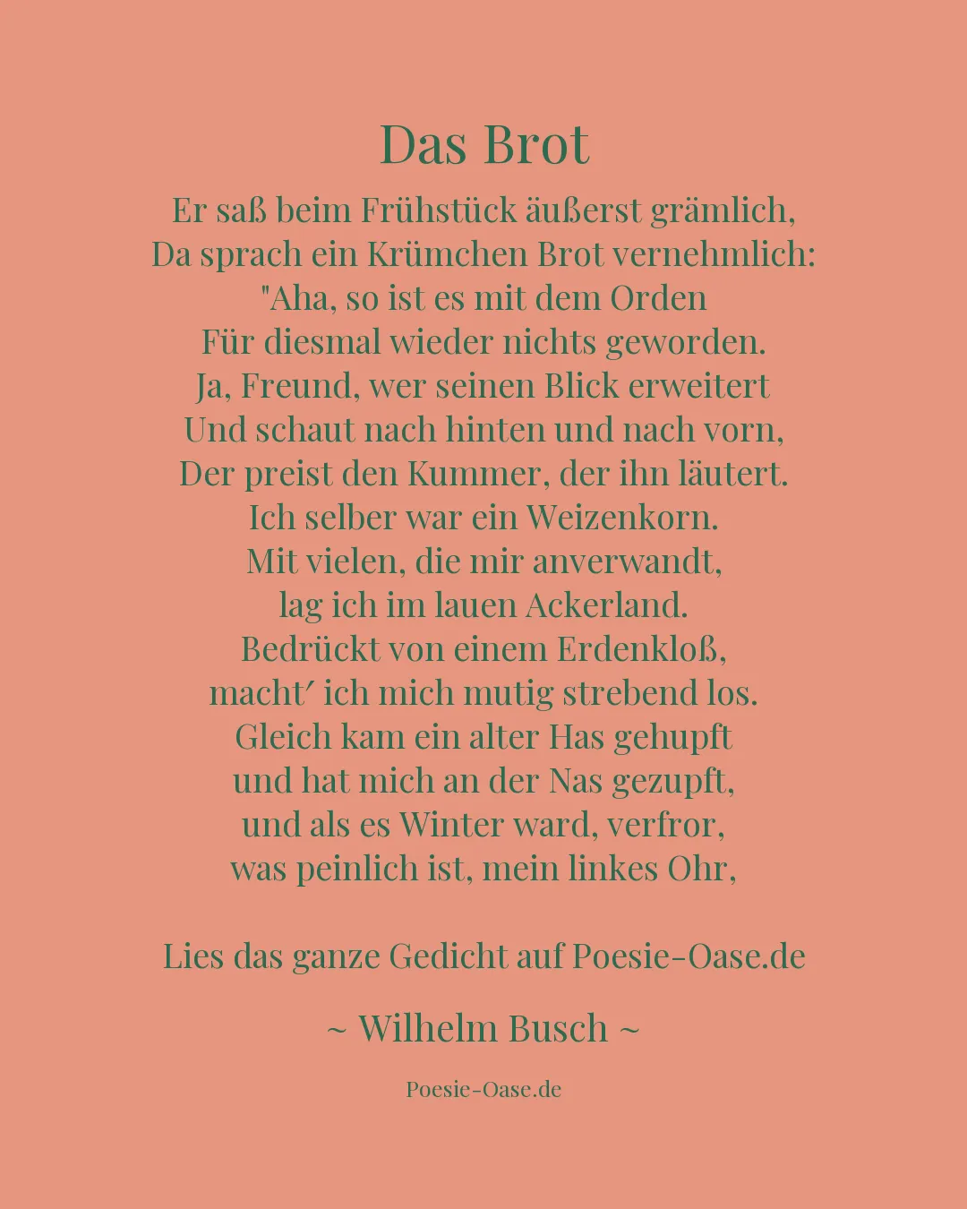 Illustration zu Das Brot