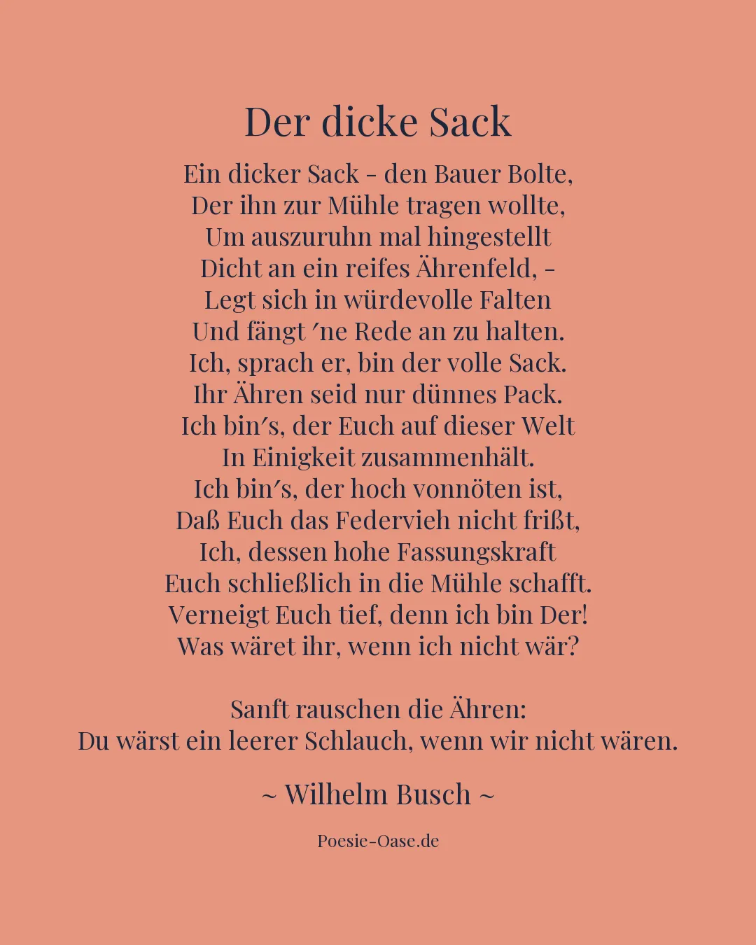 Illustration zu Der dicke Sack