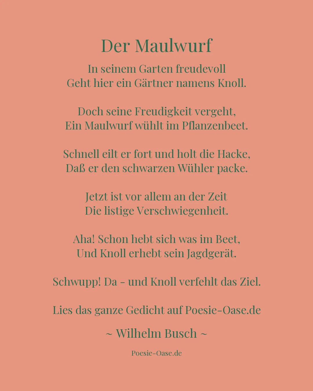 Illustration zu Der Maulwurf