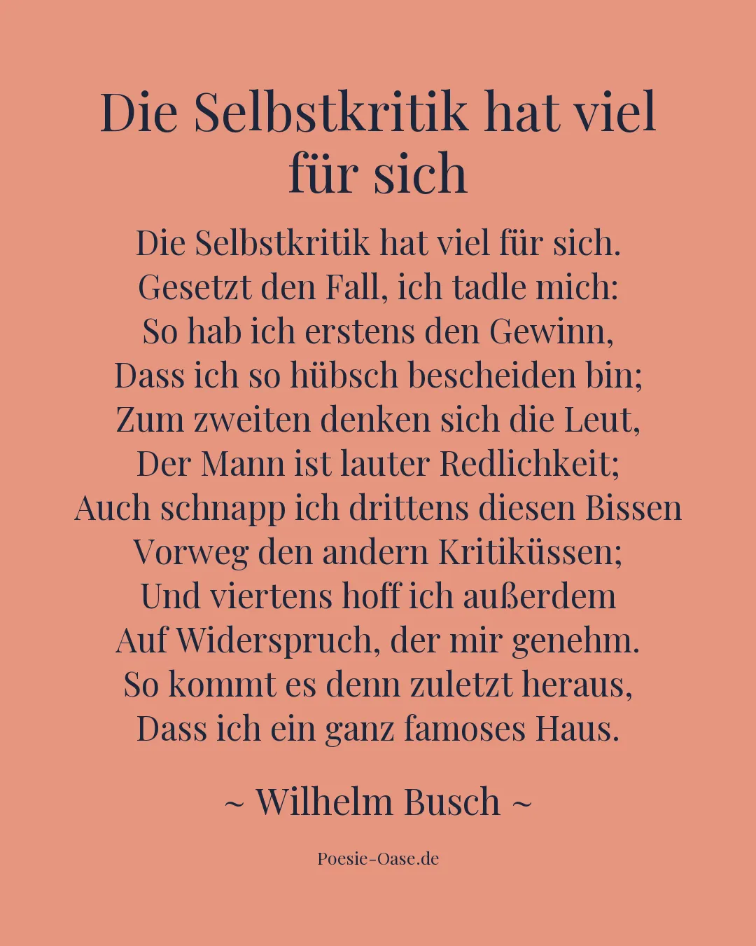 Illustration zu Die Selbstkritik hat viel für sich