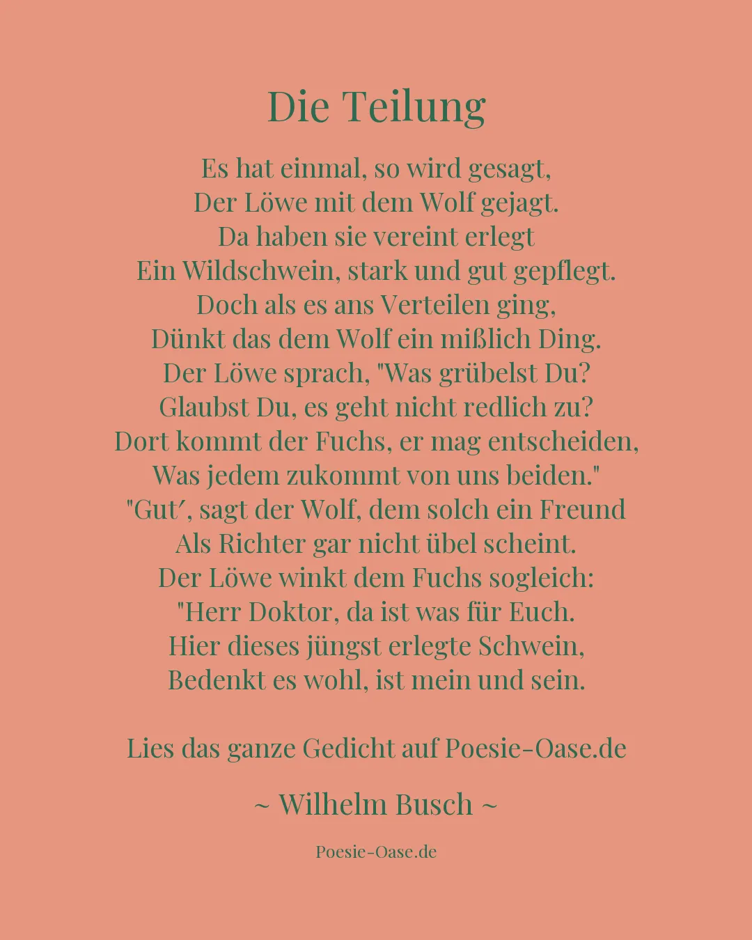 Illustration zu Die Teilung