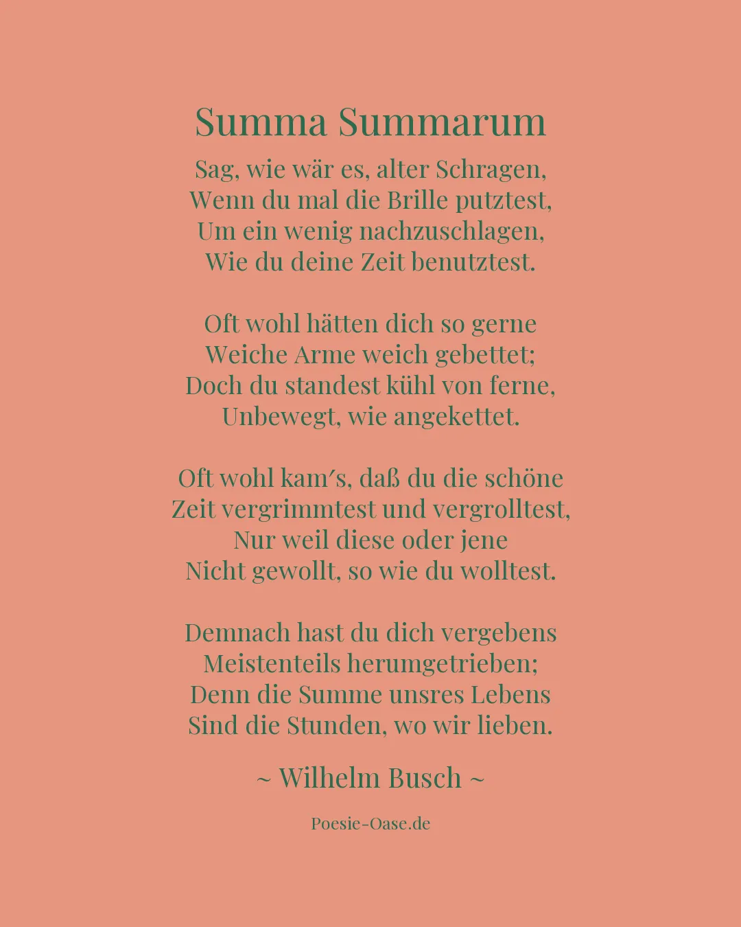 Illustration zu Summa Summarum