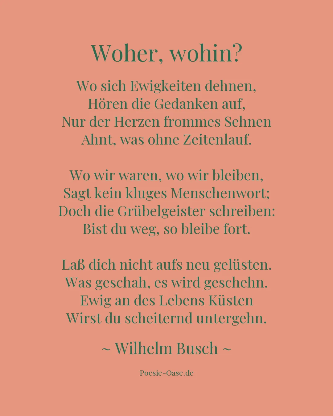 Illustration zu Woher, wohin?