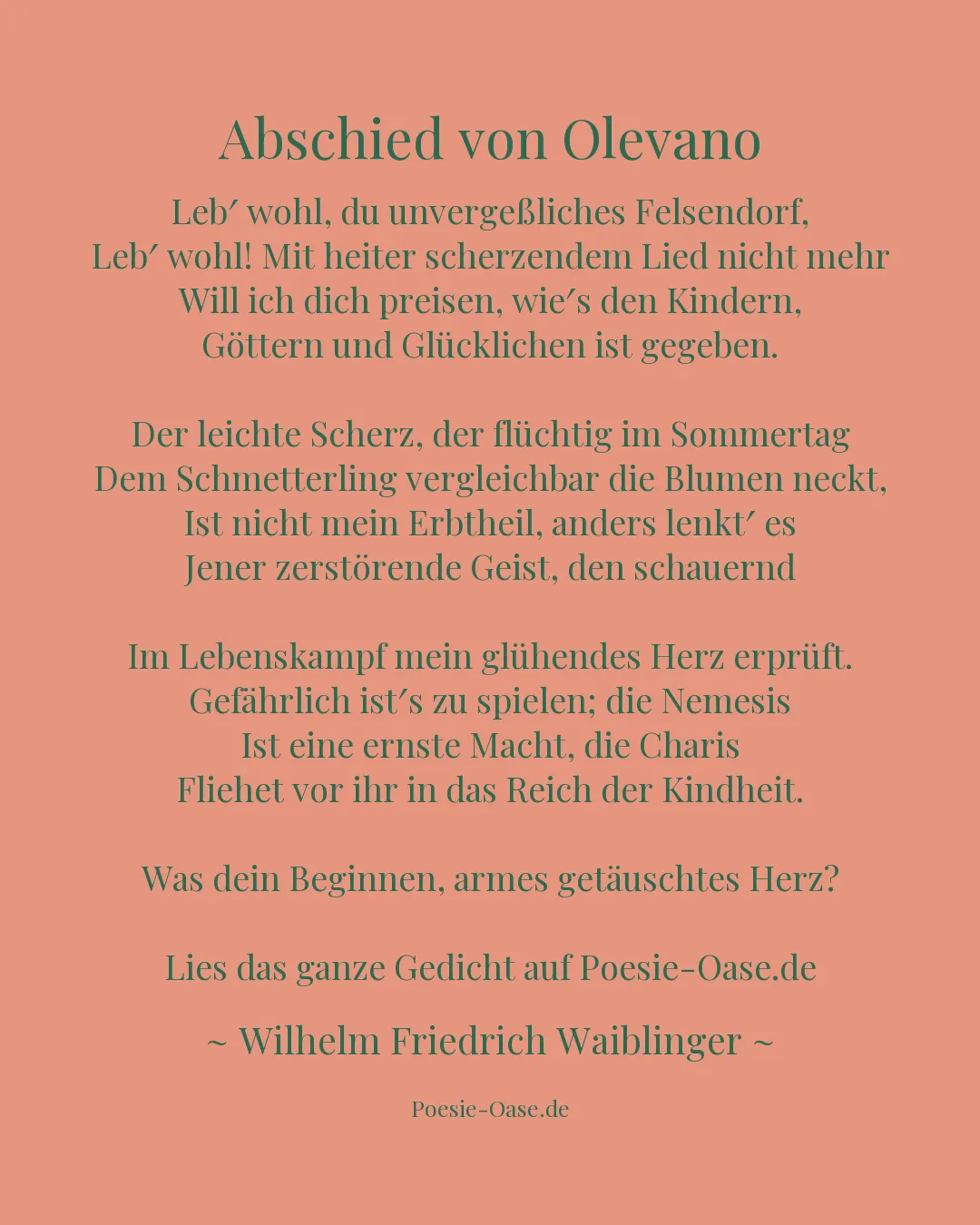Illustration zu Abschied von Olevano