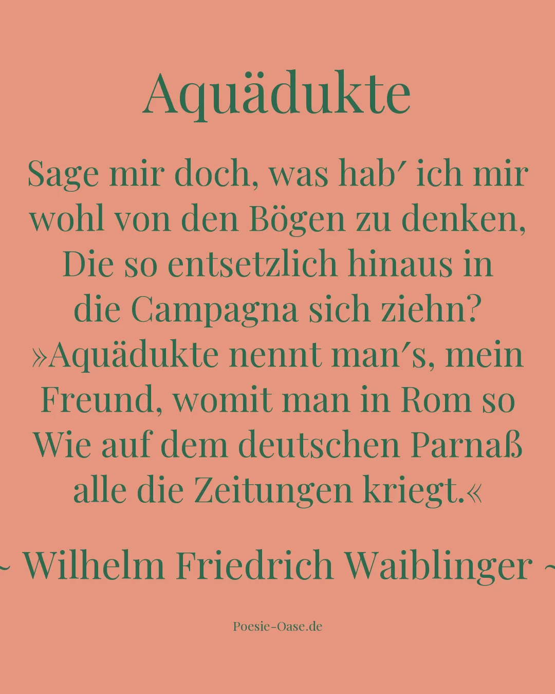 Illustration zu Aquädukte