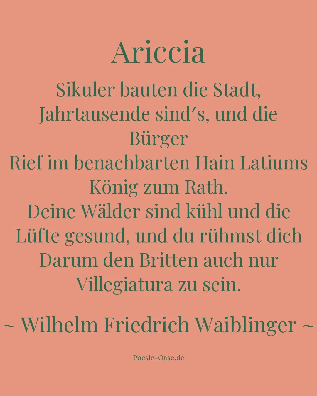 Illustration zu Ariccia