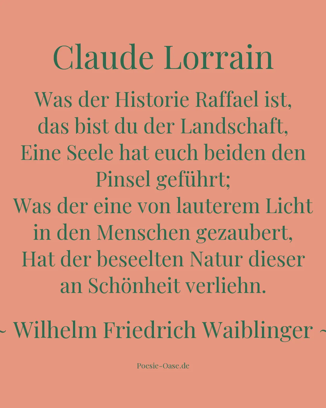 Illustration zu Claude Lorrain