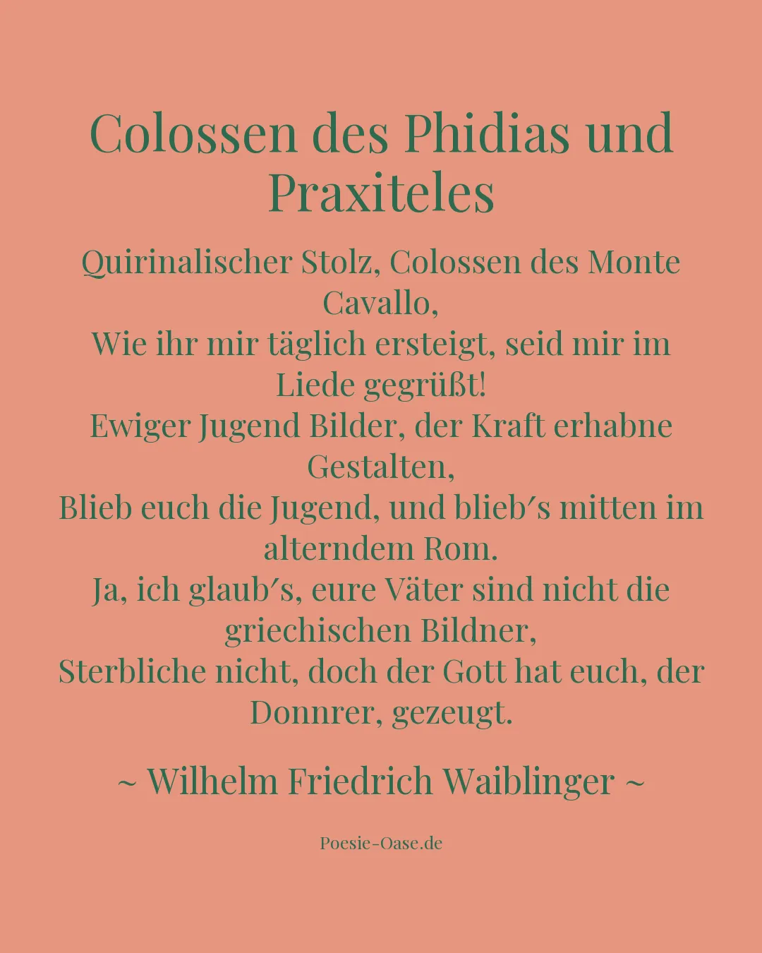 Illustration zu Colossen des Phidias und Praxiteles