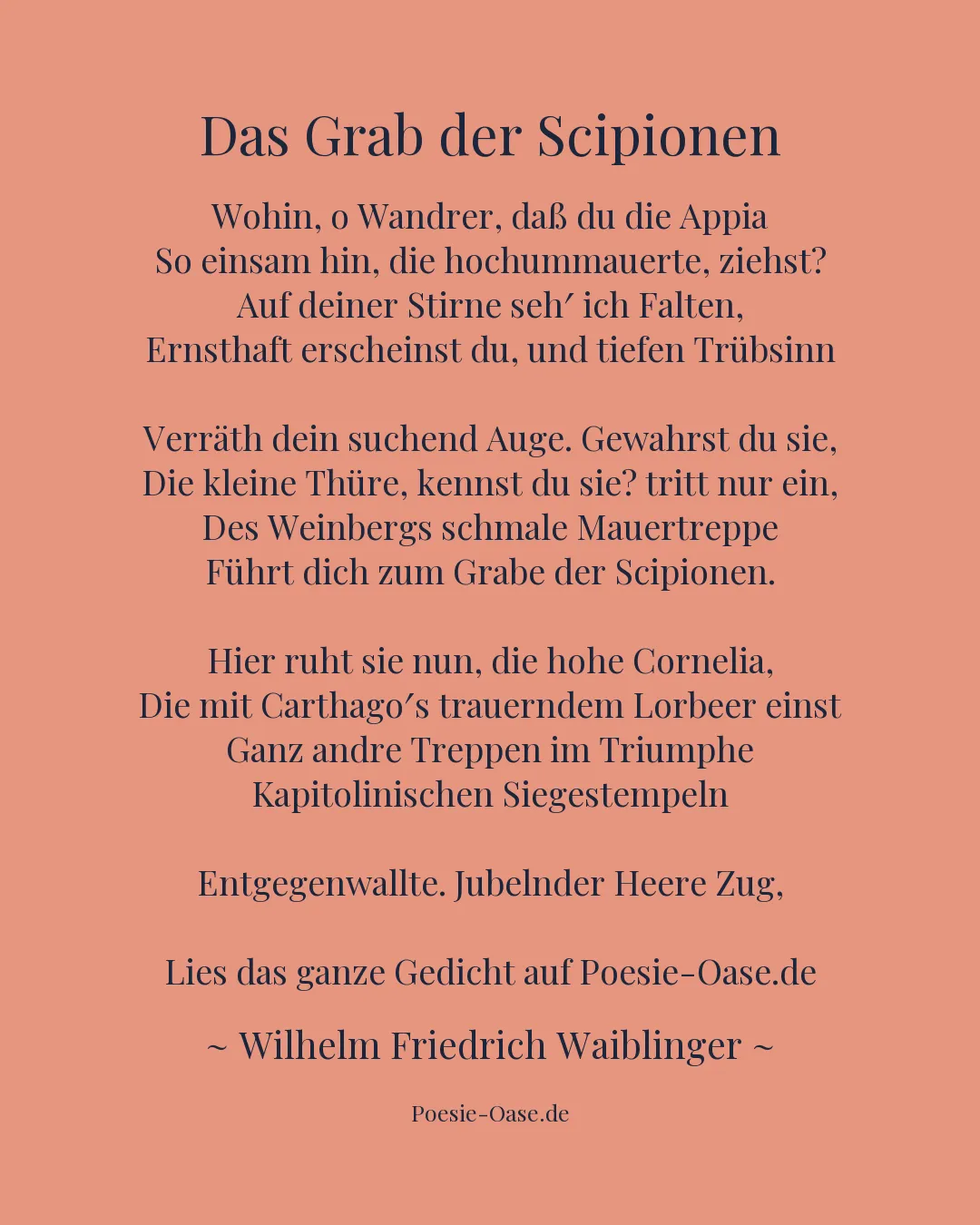 Illustration zu Das Grab der Scipionen
