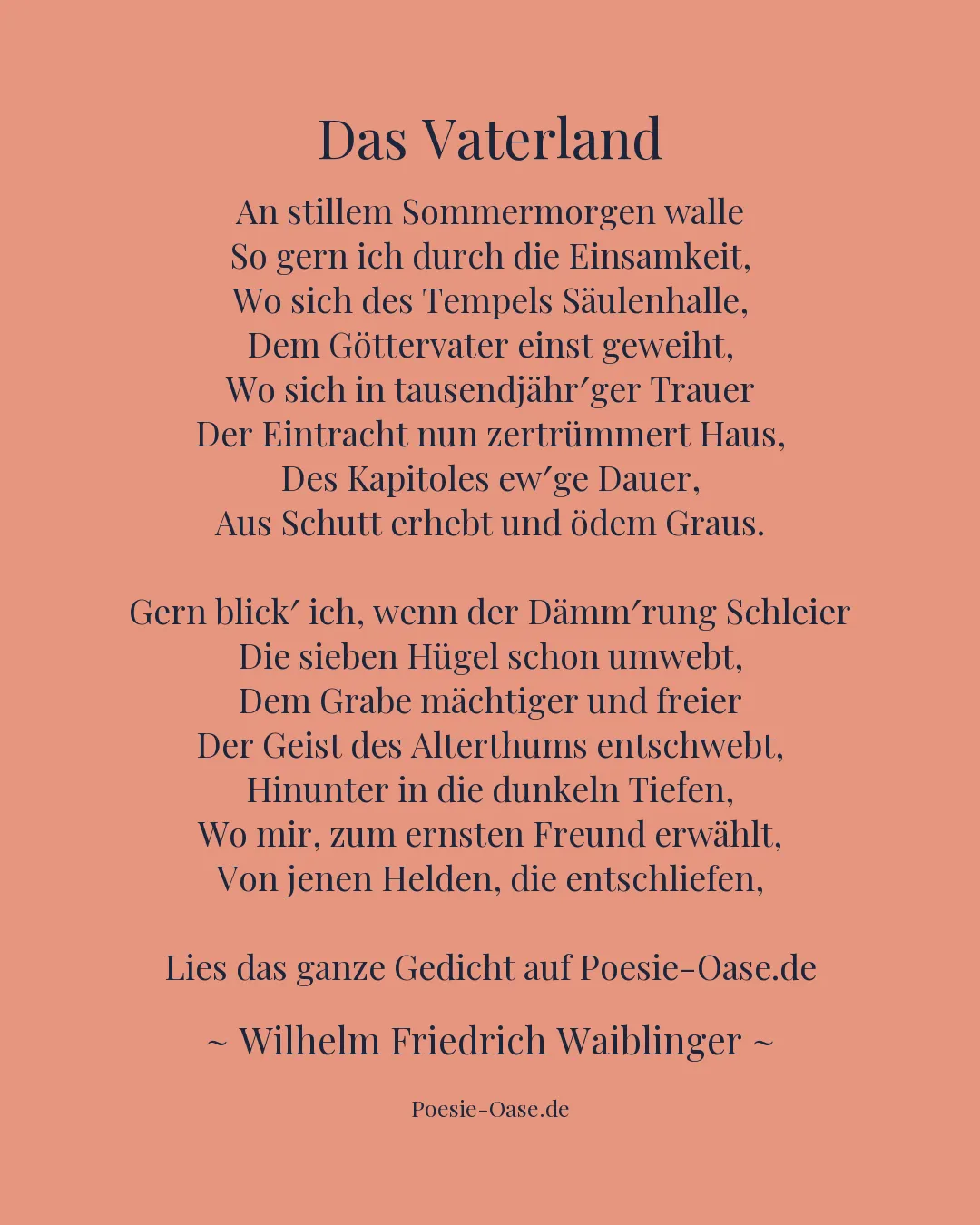 Illustration zu Das Vaterland