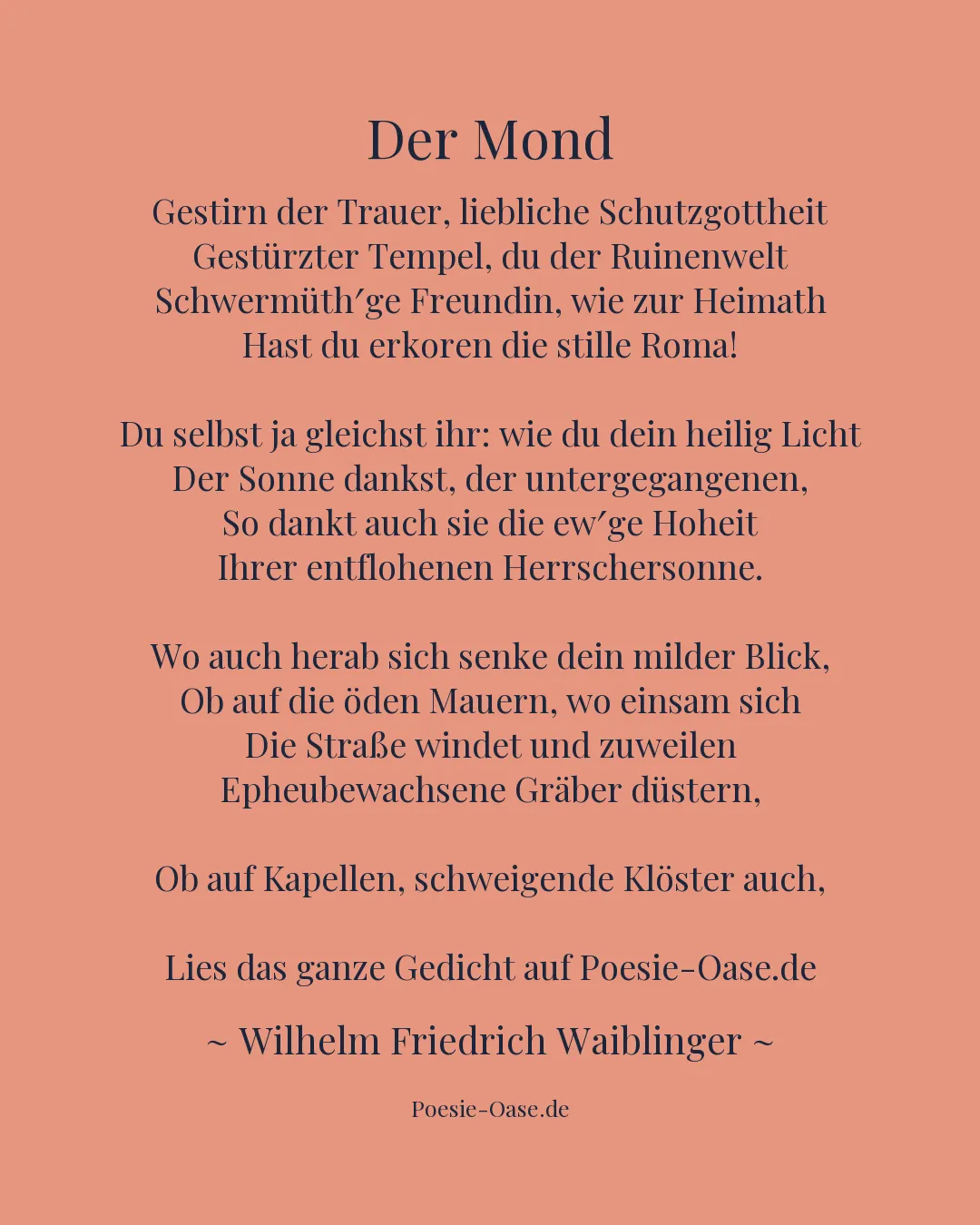 Illustration zu Der Mond