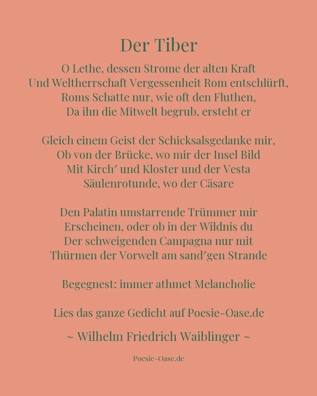 Illustration zu Der Tiber