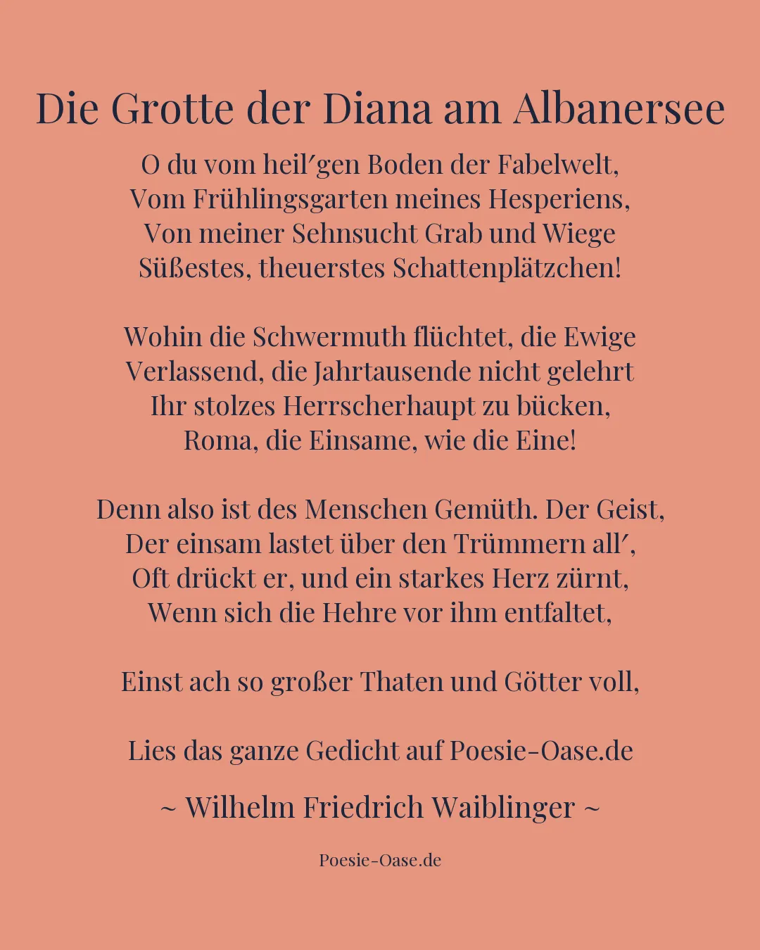 Illustration zu Die Grotte der Diana am Albanersee