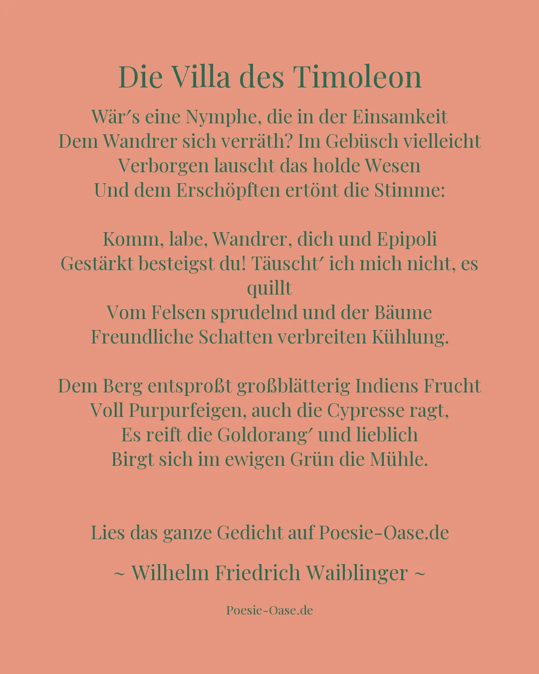 Illustration zu Die Villa des Timoleon