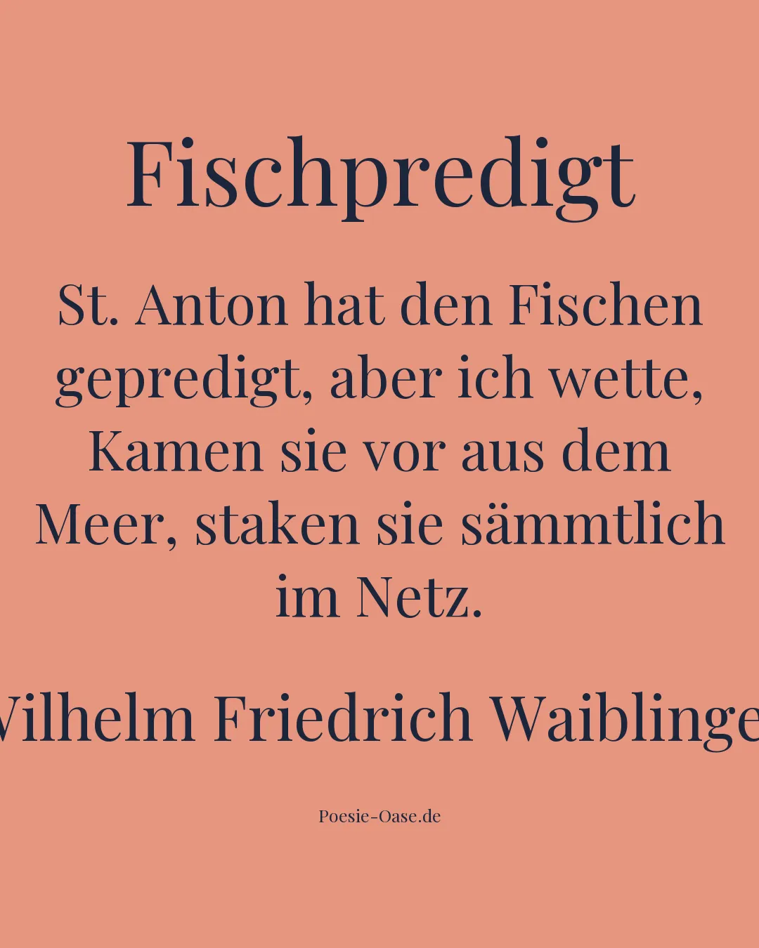 Illustration zu Fischpredigt
