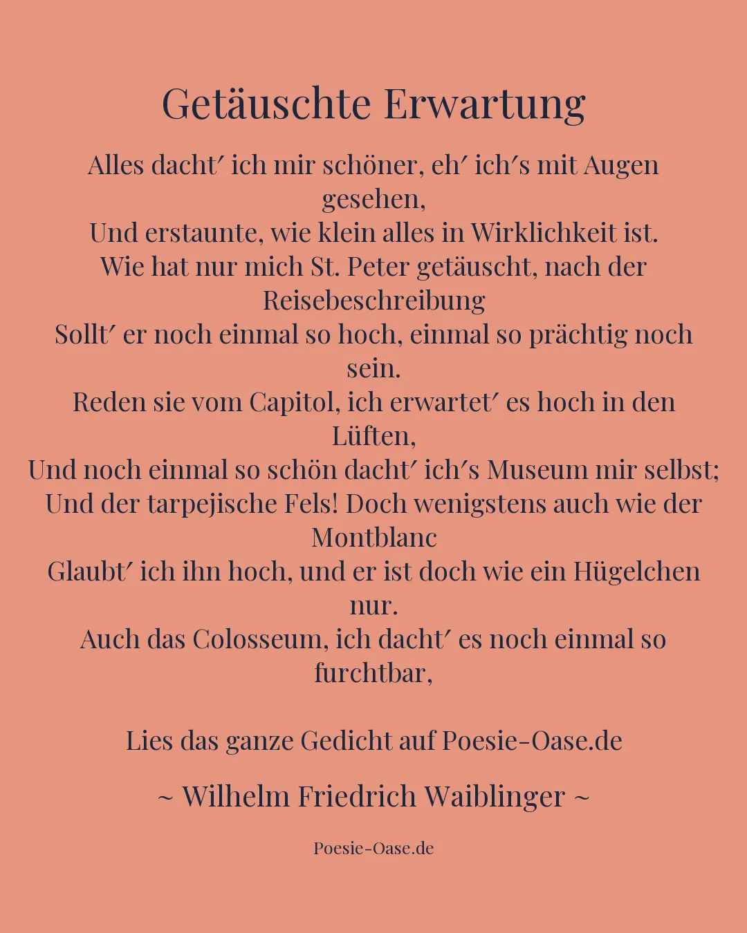 Illustration zu Getäuschte Erwartung