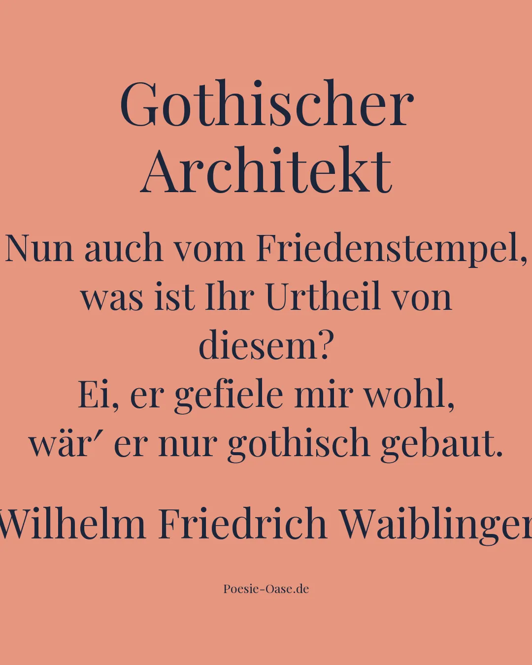 Illustration zu Gothischer Architekt