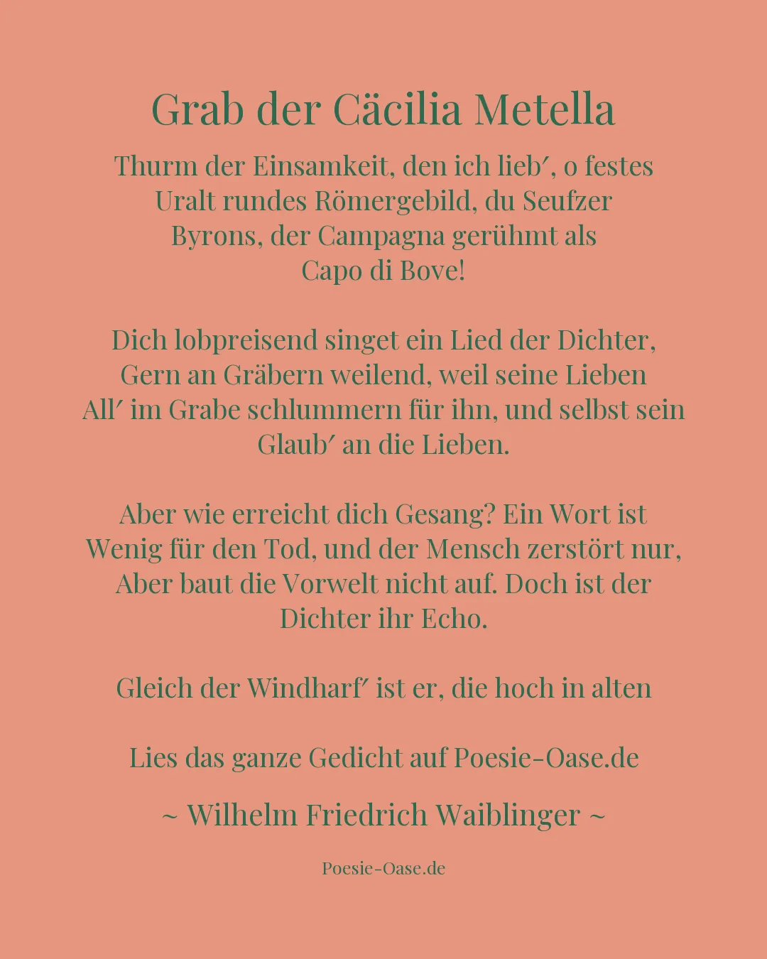 Illustration zu Grab der Cäcilia Metella