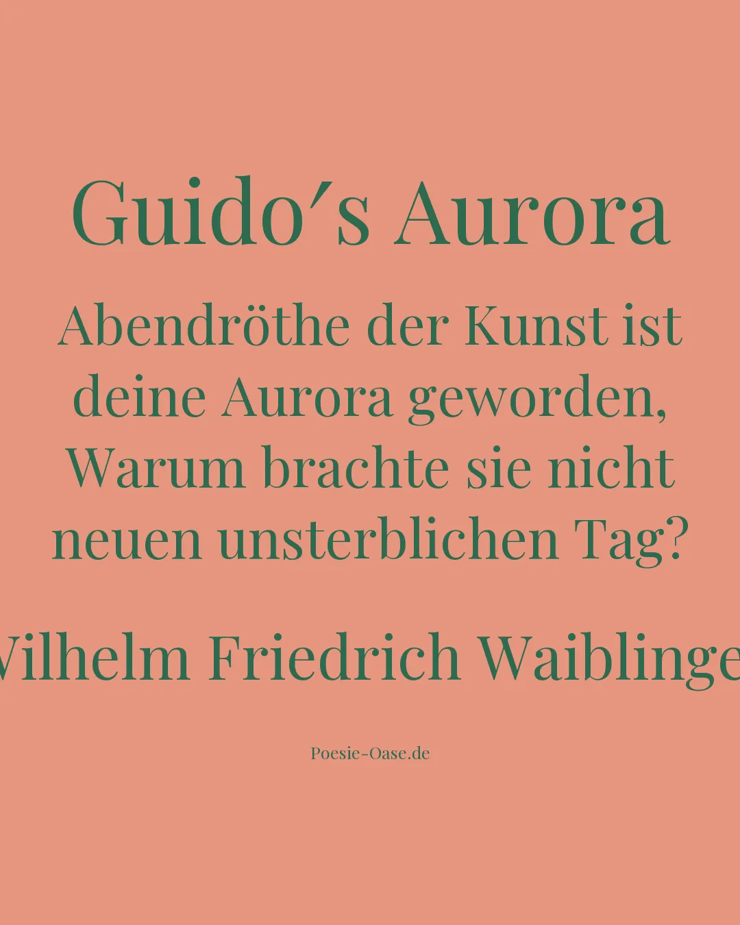 Illustration zu Guido′s Aurora