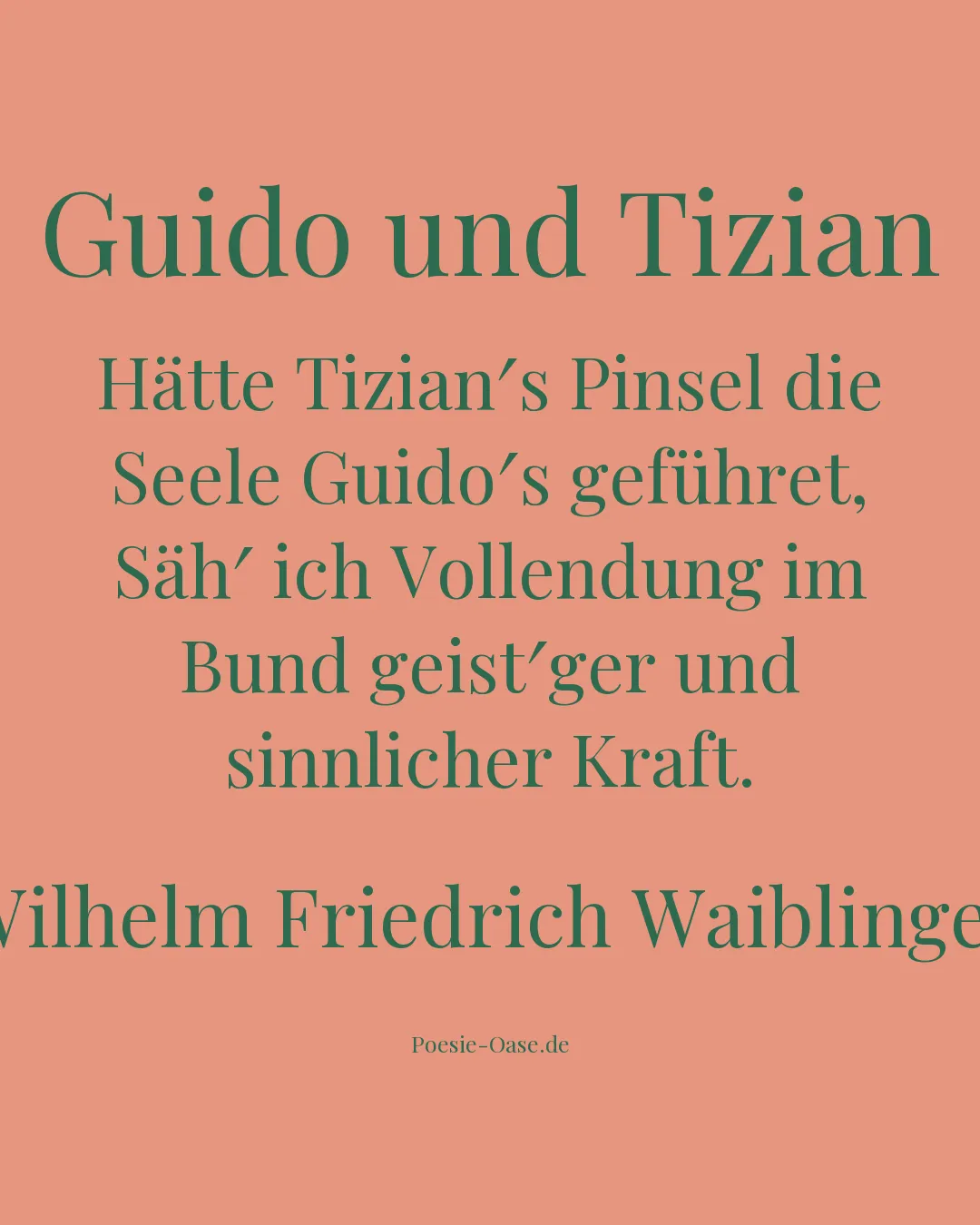 Illustration zu Guido und Tizian