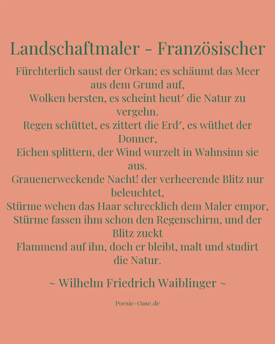 Illustration zu Landschaftmaler - Französischer
