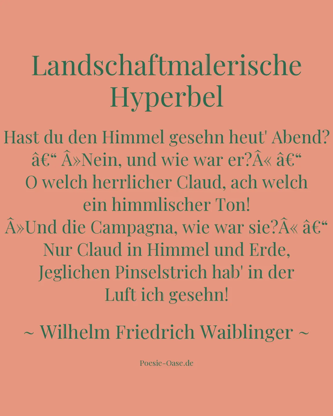 Illustration zu Landschaftmalerische Hyperbel