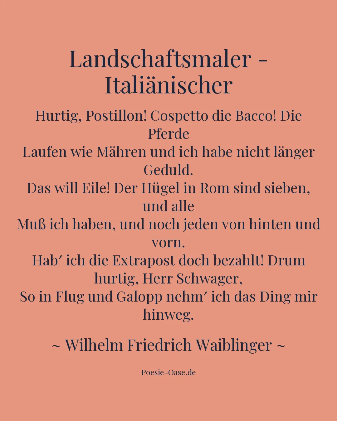 Illustration zu Landschaftsmaler - Italiänischer