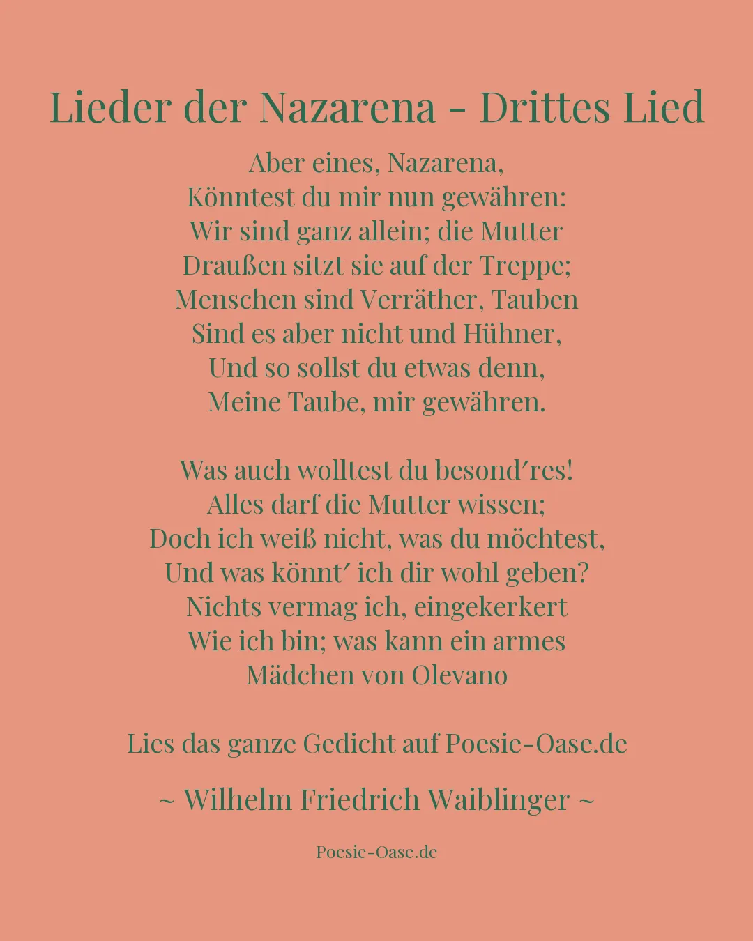 Illustration zu Lieder der Nazarena - Drittes Lied