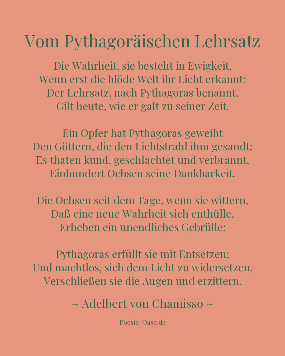 Illustration zu Vom Pythagoräischen Lehrsatz