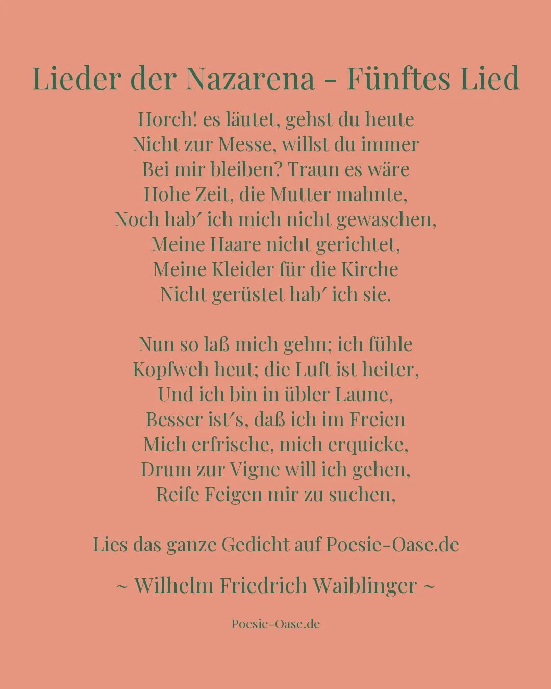 Illustration zu Lieder der Nazarena - Fünftes Lied