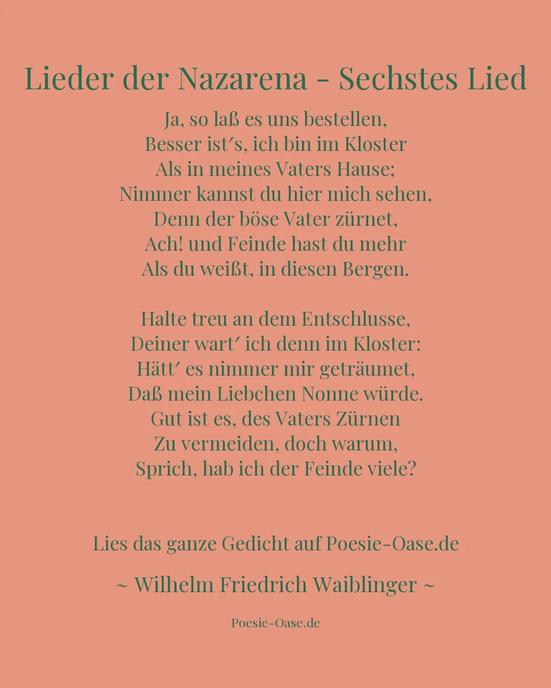 Illustration zu Lieder der Nazarena - Sechstes Lied