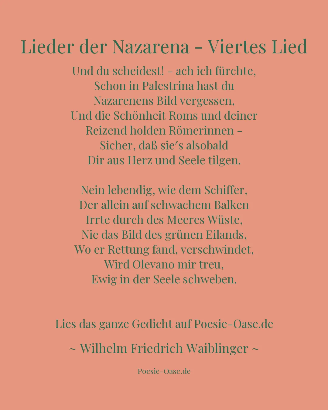 Illustration zu Lieder der Nazarena - Viertes Lied