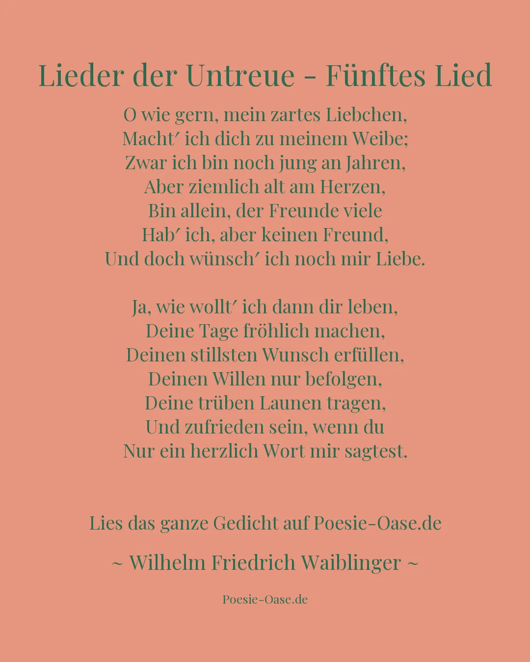 Illustration zu Lieder der Untreue - Fünftes Lied