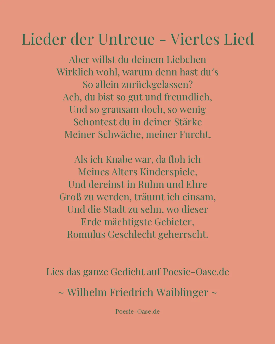 Illustration zu Lieder der Untreue - Viertes Lied