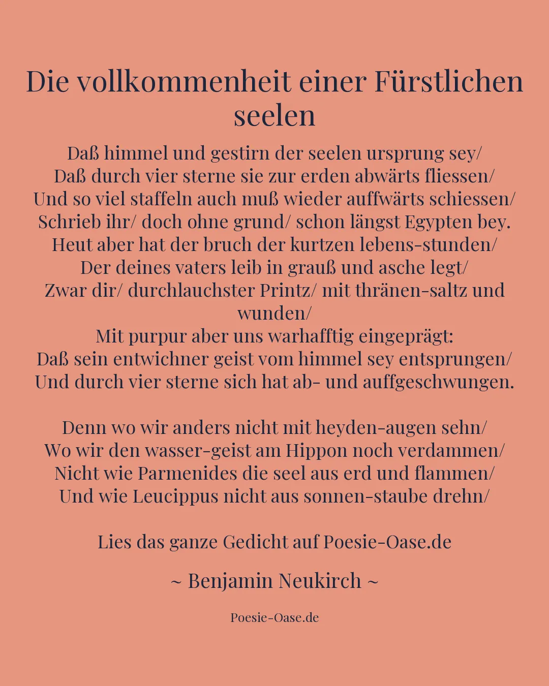 Illustration zu Die vollkommenheit einer Fürstlichen seelen
