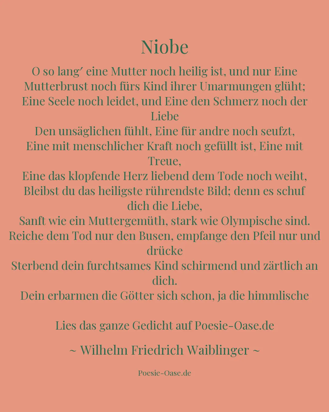 Illustration zu Niobe