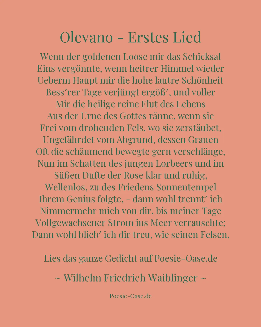Illustration zu Olevano - Erstes Lied