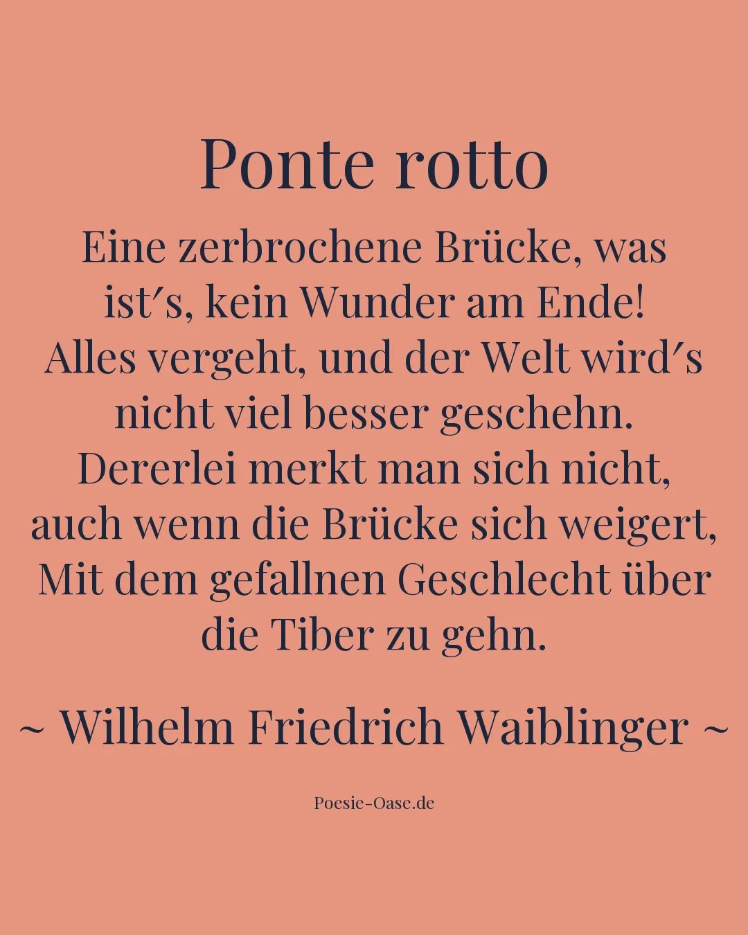 Illustration zu Ponte rotto