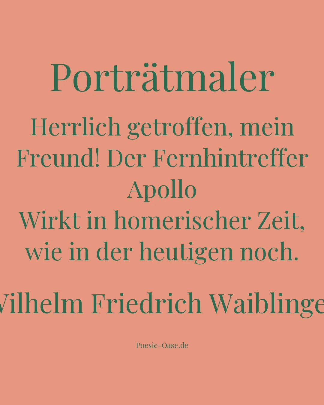 Illustration zu Porträtmaler