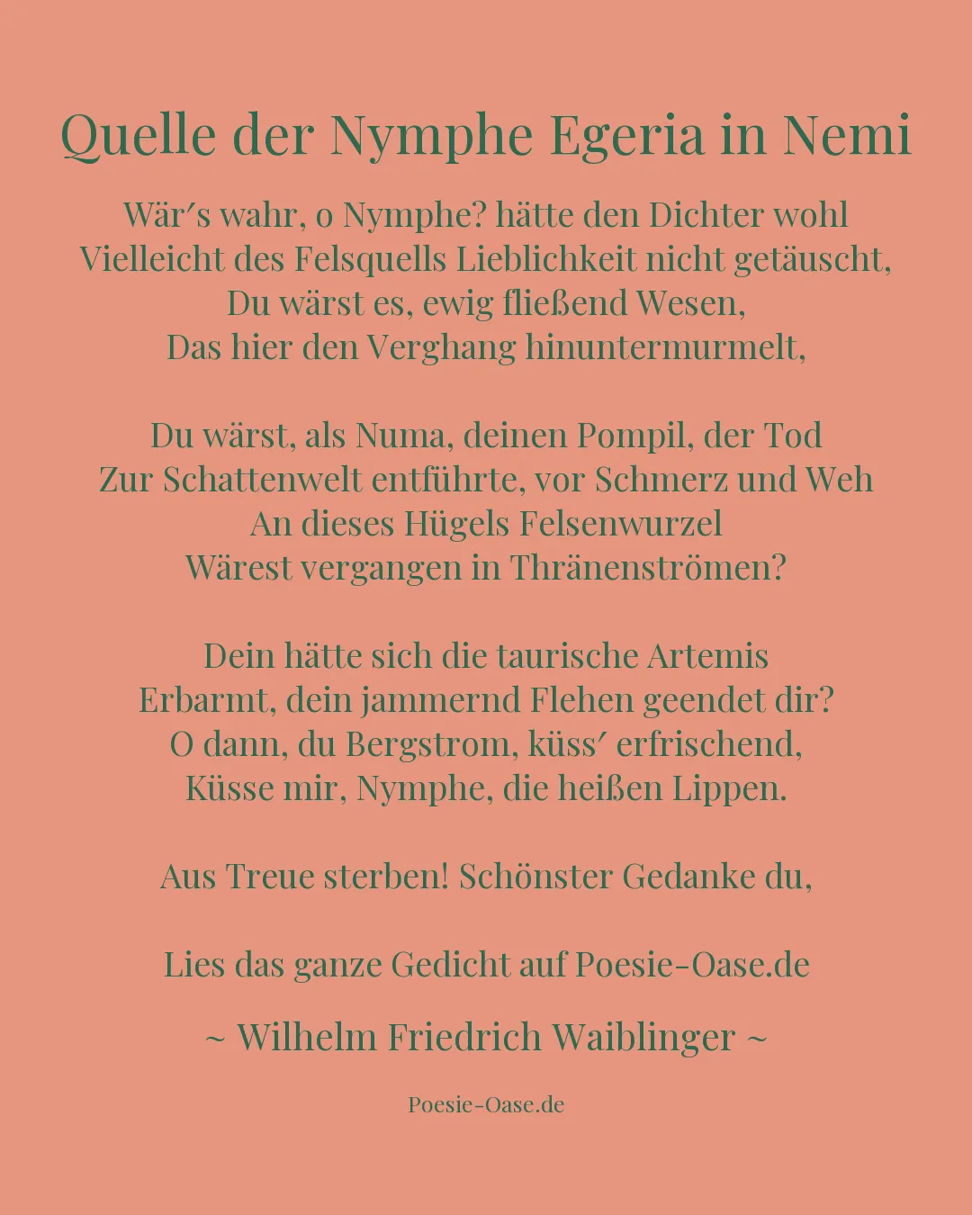 Illustration zu Quelle der Nymphe Egeria in Nemi