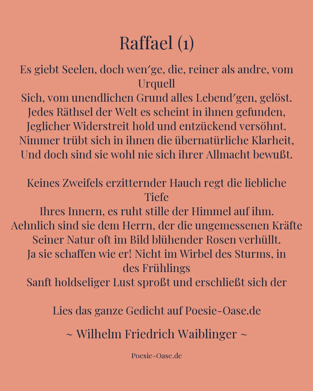 Illustration zu Raffael (1)