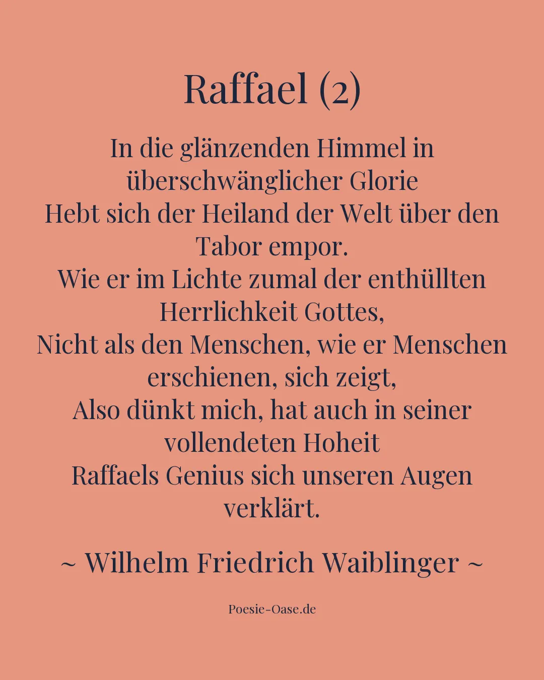 Illustration zu Raffael (2)