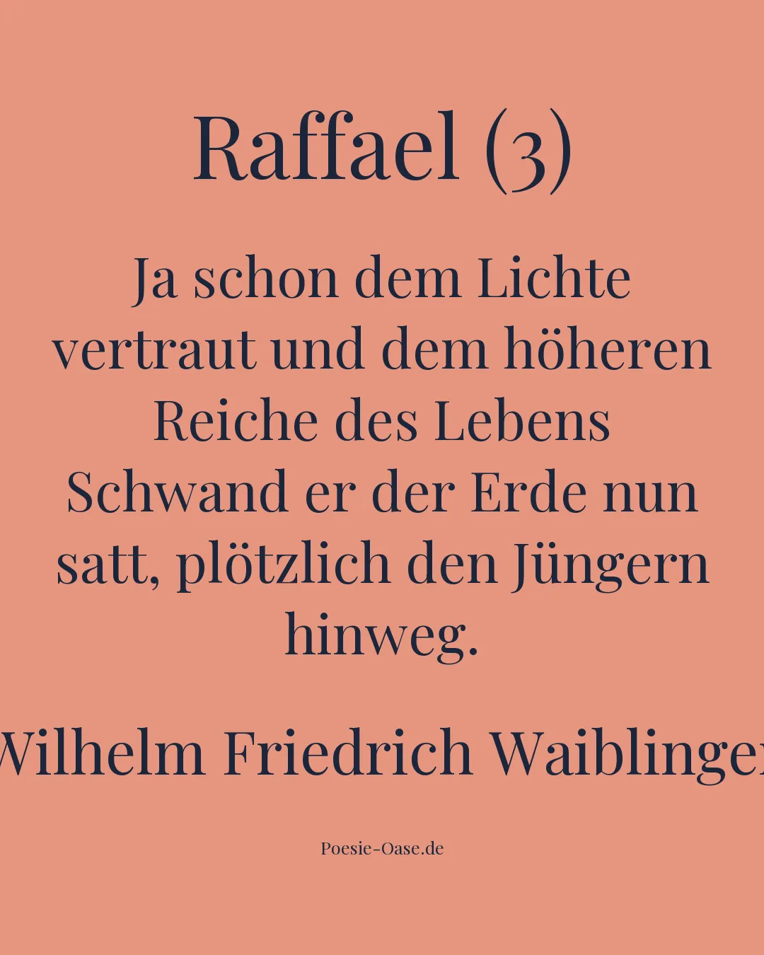 Illustration zu Raffael (3)