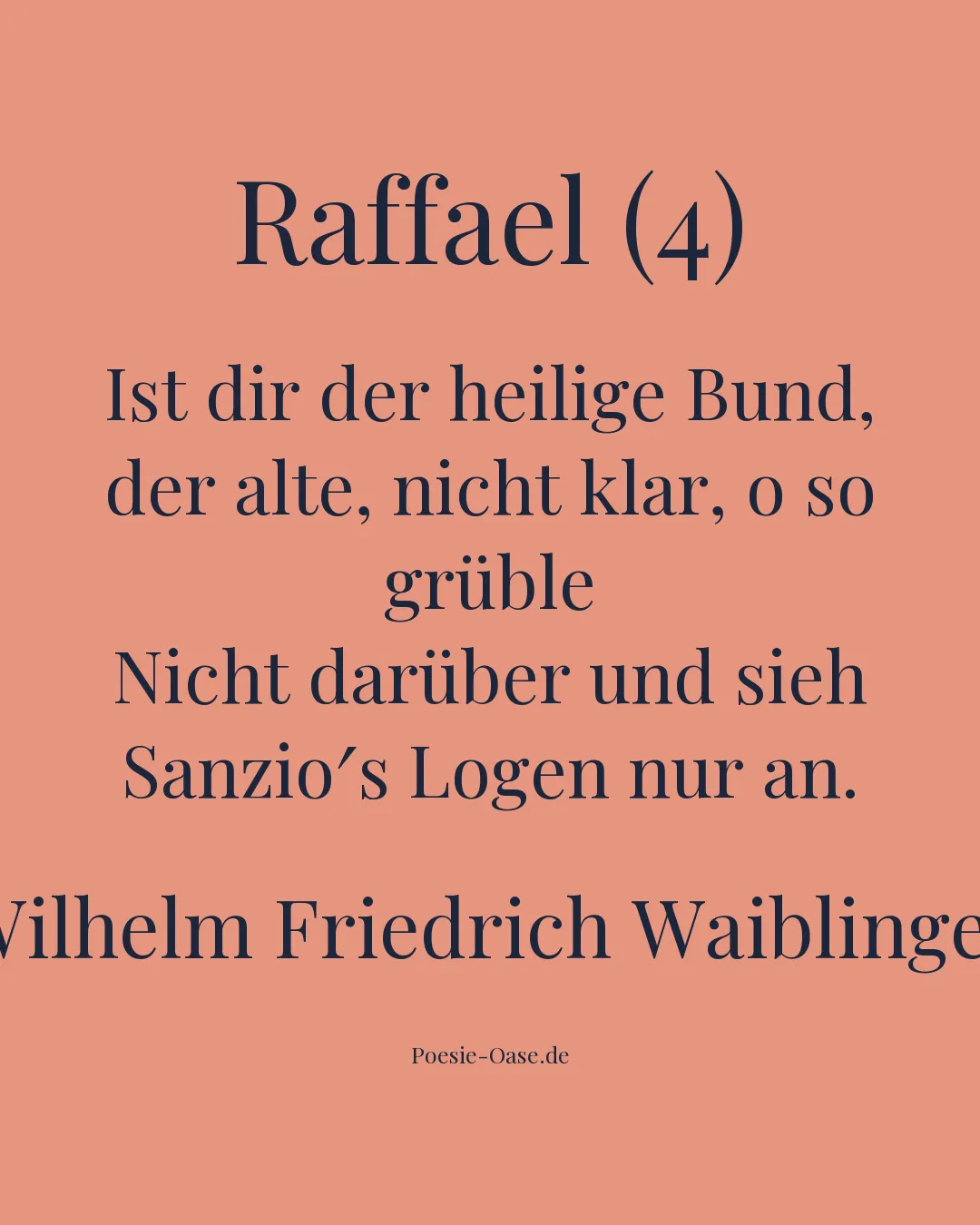 Illustration zu Raffael (4)