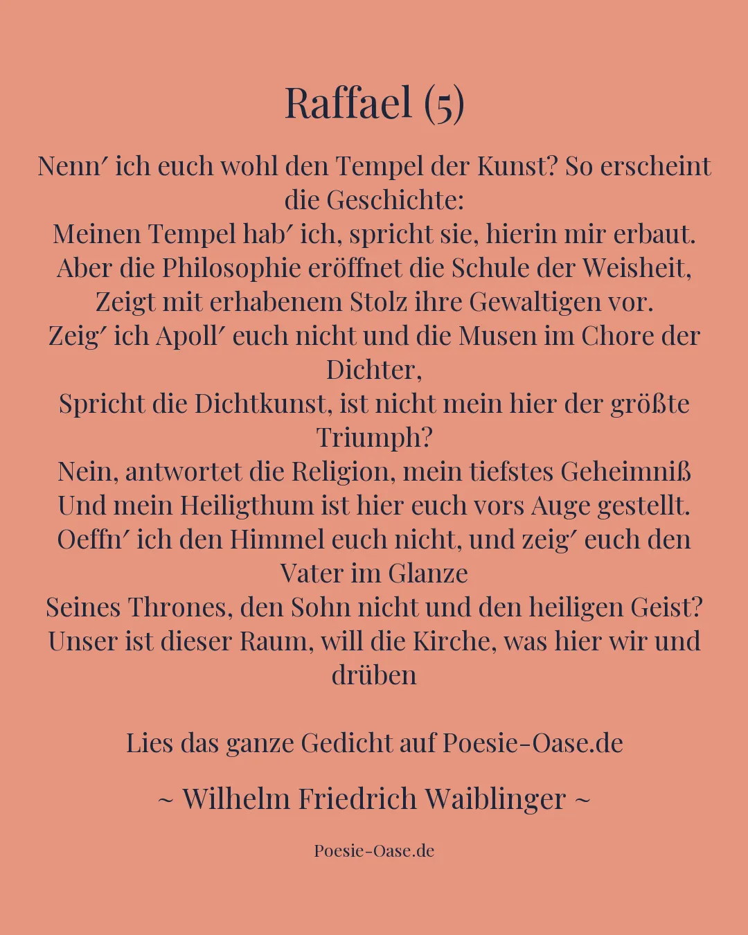 Illustration zu Raffael (5)