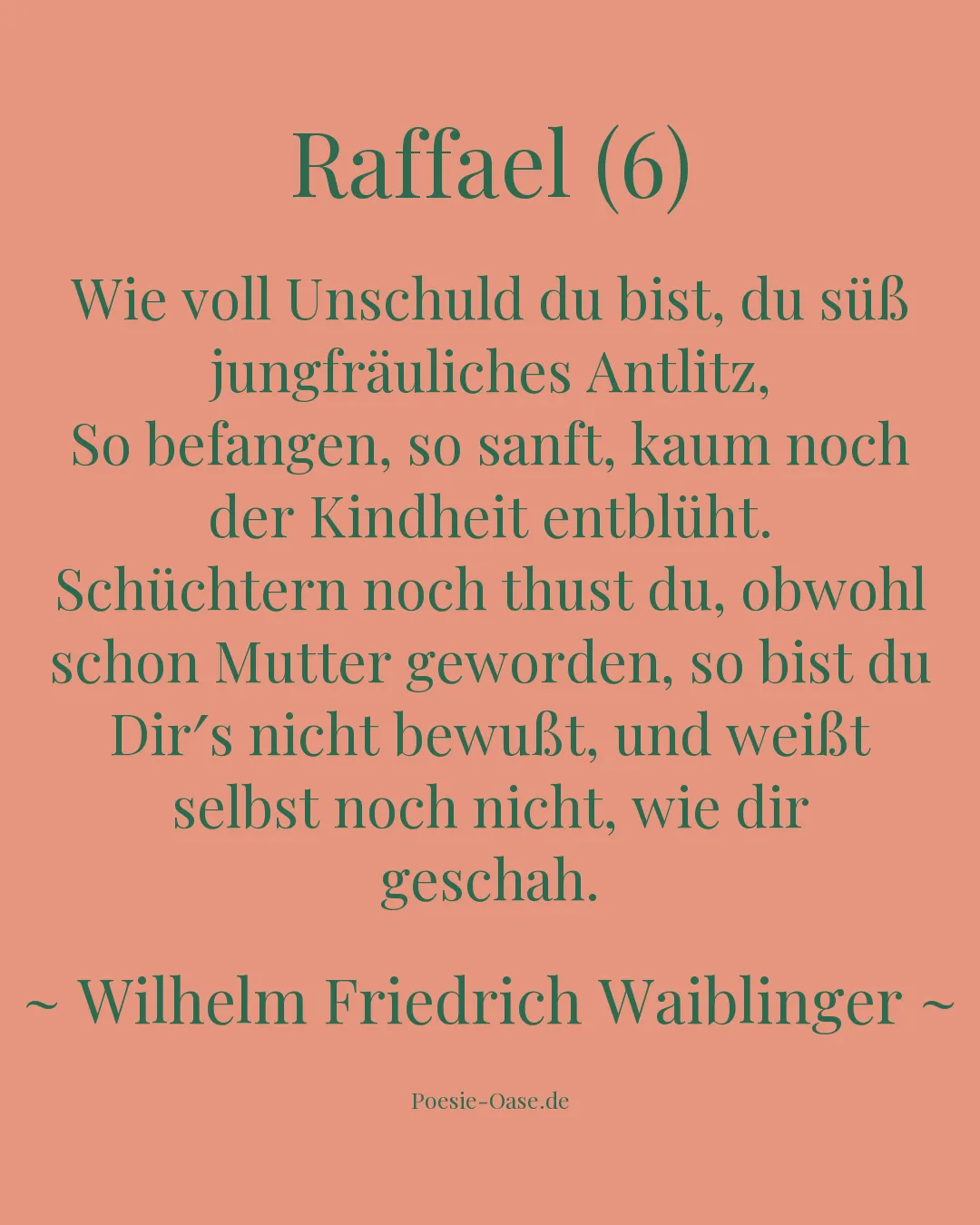 Illustration zu Raffael (6)