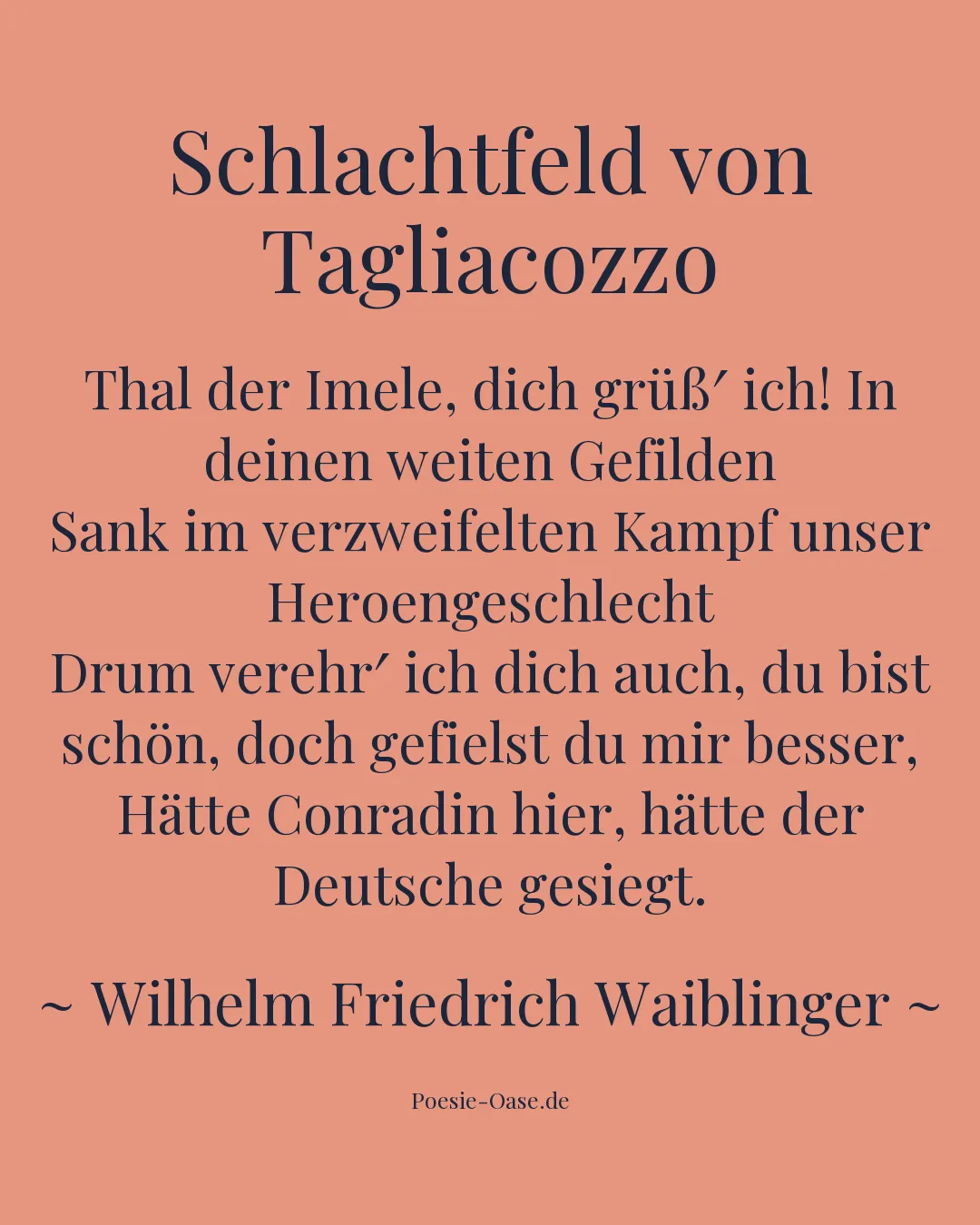 Illustration zu Schlachtfeld von Tagliacozzo