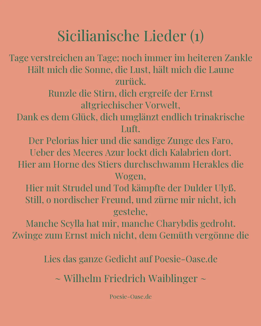 Illustration zu Sicilianische Lieder (1)